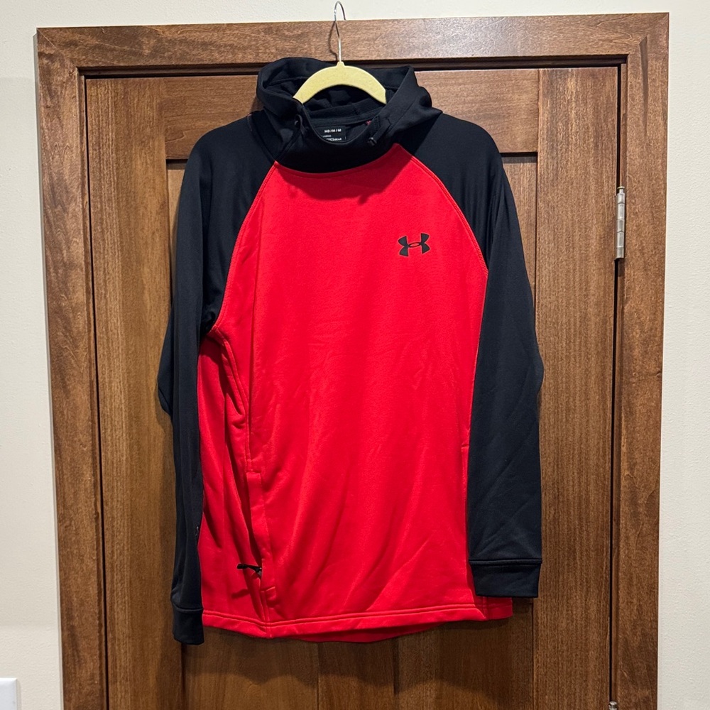 Under Armour Black and Red Pullover